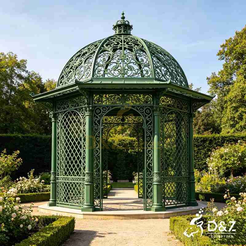 green metal gazebo4