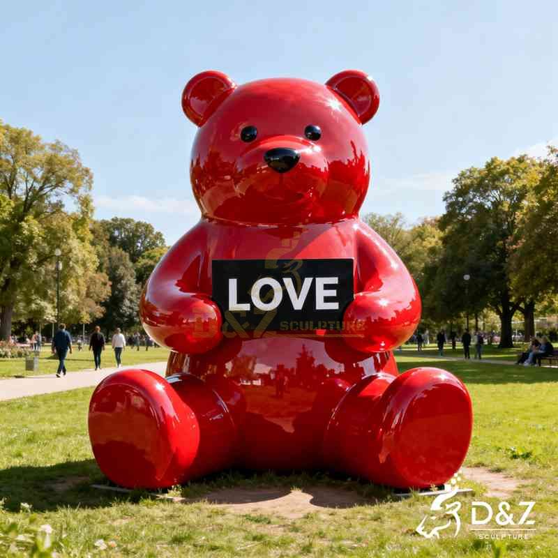 Giant gummy whisbe bear room sculpture decor
