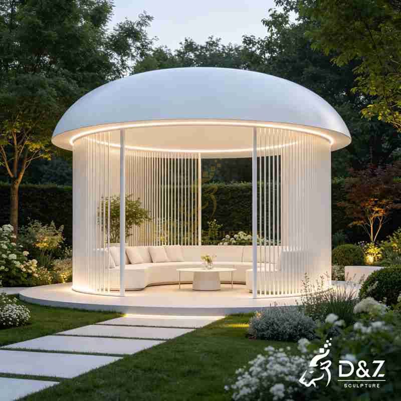 modern metal gazebo