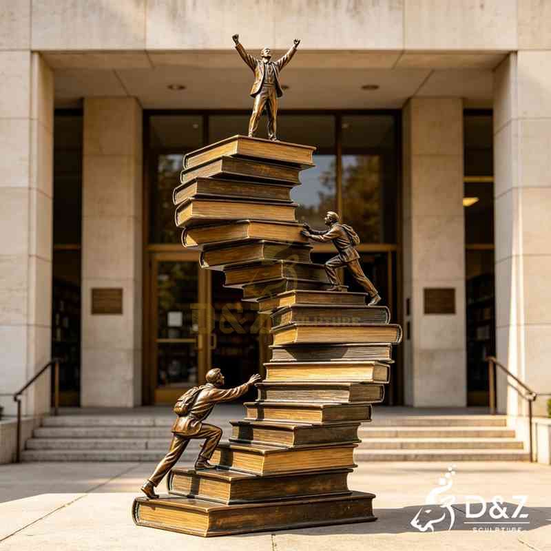 stacked book sculpture2