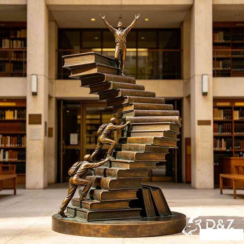 stacked book sculpture3