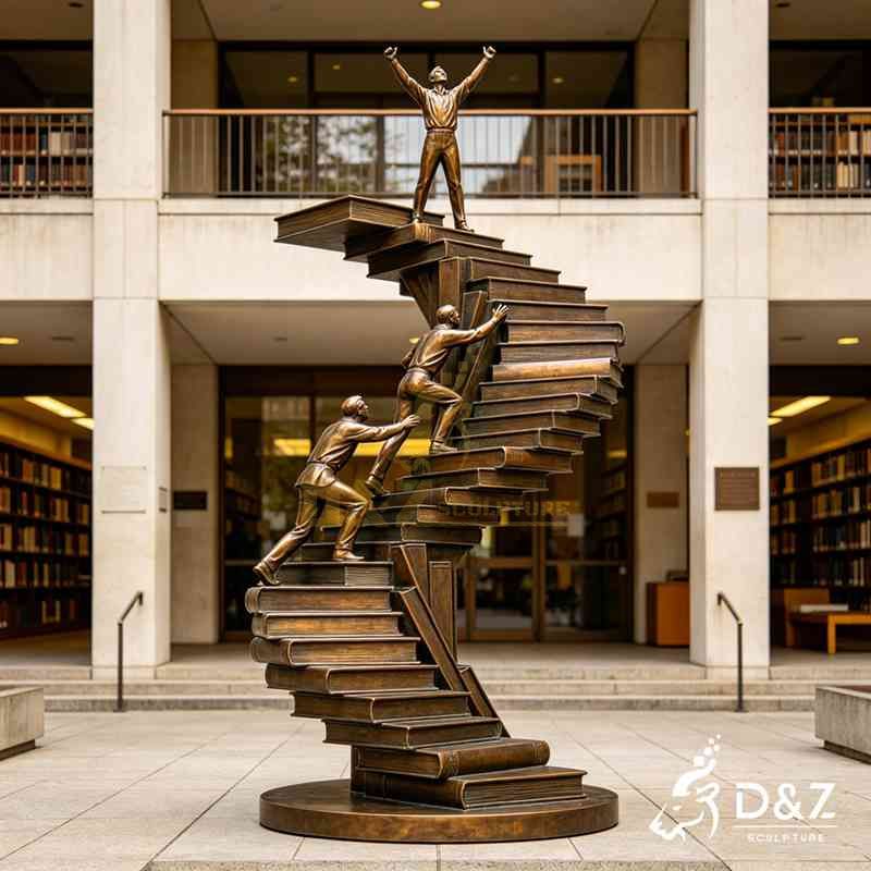 stacked book sculpture4