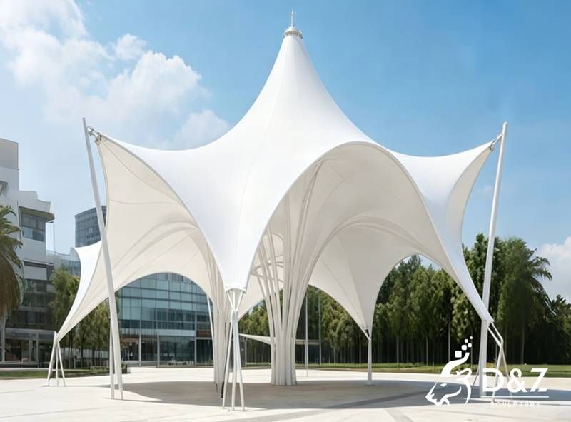 15 Modern Metal Gazebo & Pergola Ideas for Public Landscapes