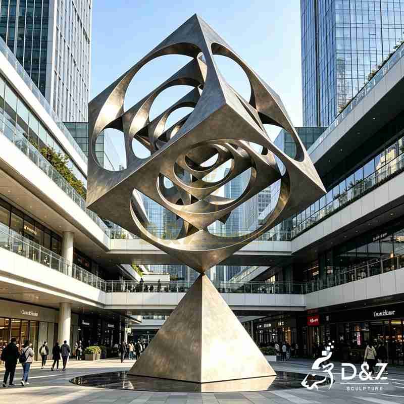 abstract cube sculpture4