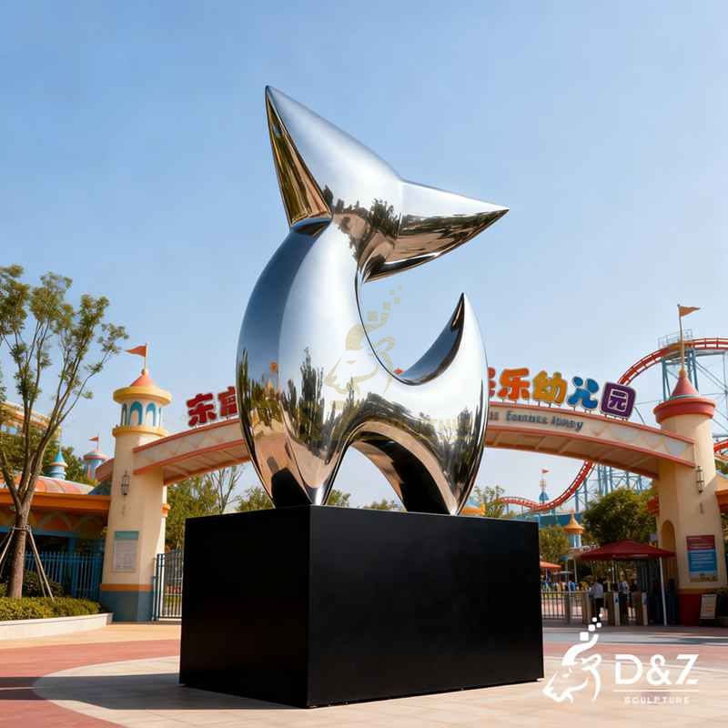 large dog sculpture