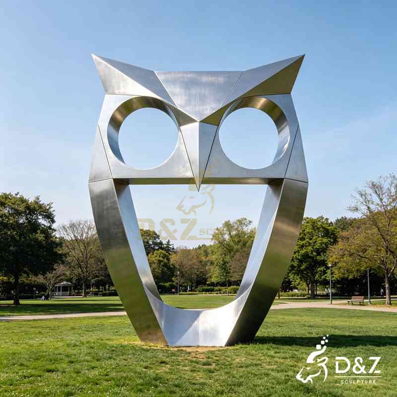 large owl sculpture