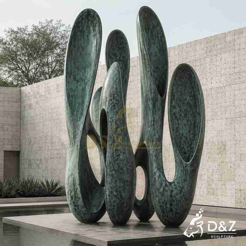 Large Bronze Modern Abstract Garden Sculpture for Sale DZJ-627 Large Bronze Modern Abstract Garden Sculpture for Sale DZJ-627
