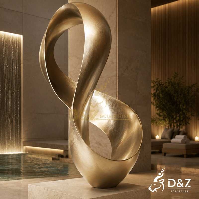 bronze abstract sculpture