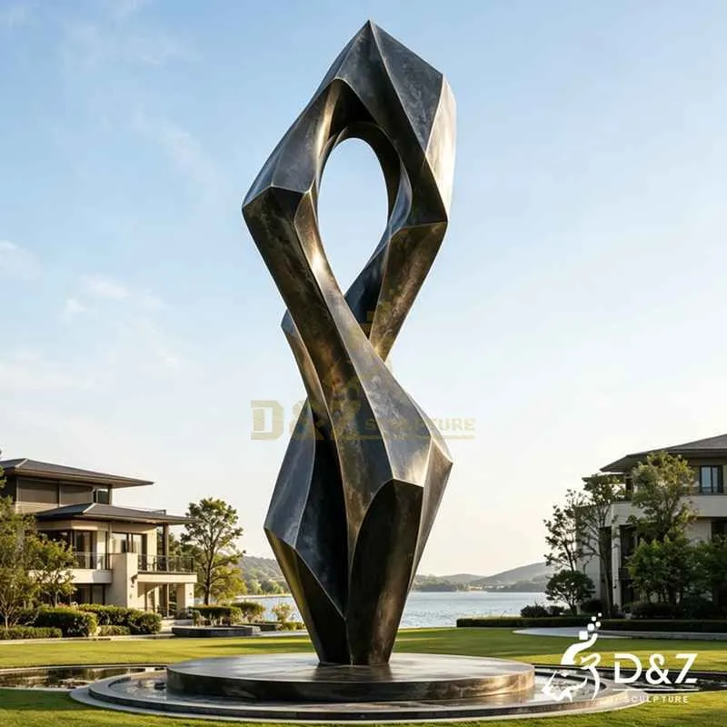Bronze Organic Abstract Sculpture for Modern Spaces DZJ-635