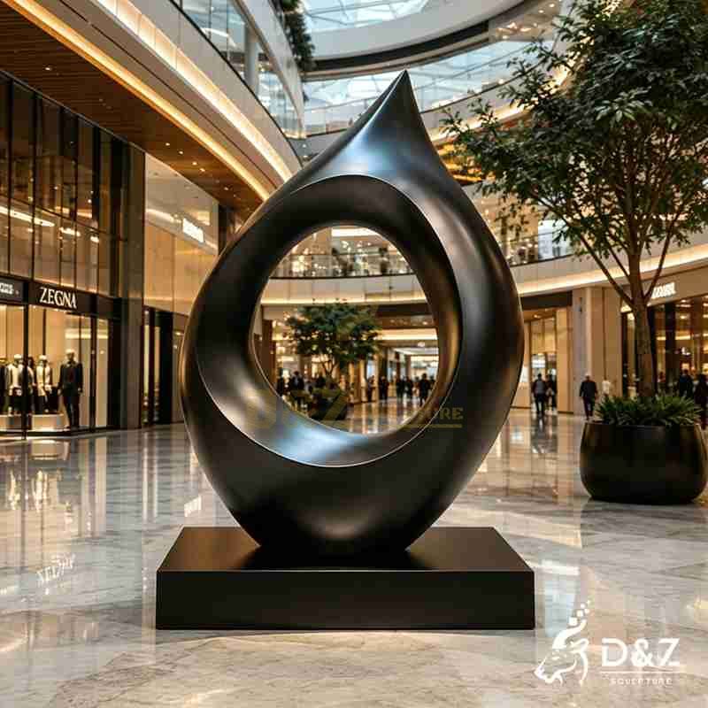 Large Modern Bronze Black Abstract Sculpture DZJ-636
