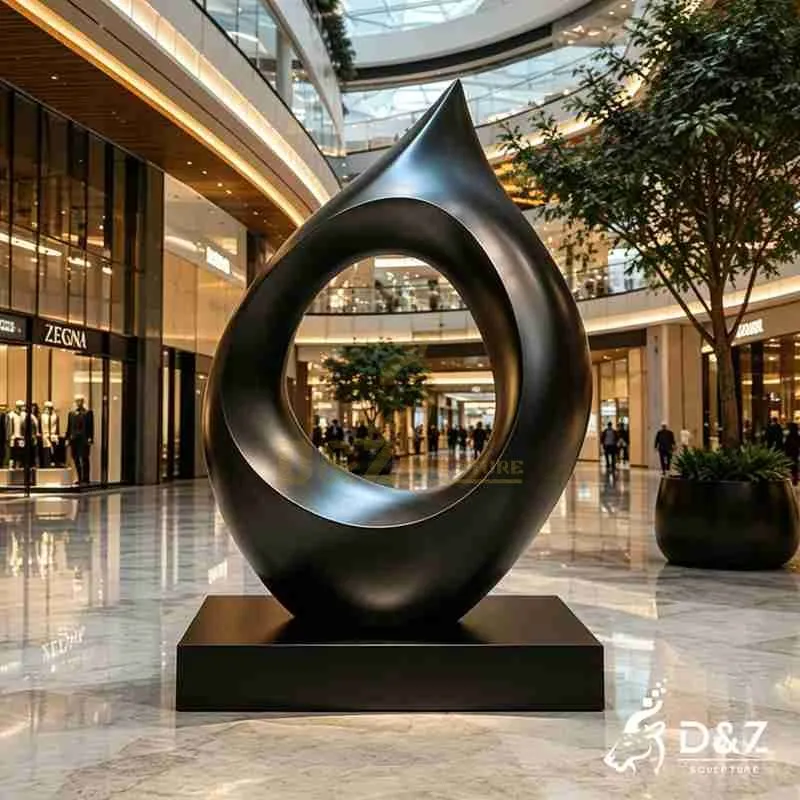 Large Modern Bronze Black Abstract Sculpture DZJ-636