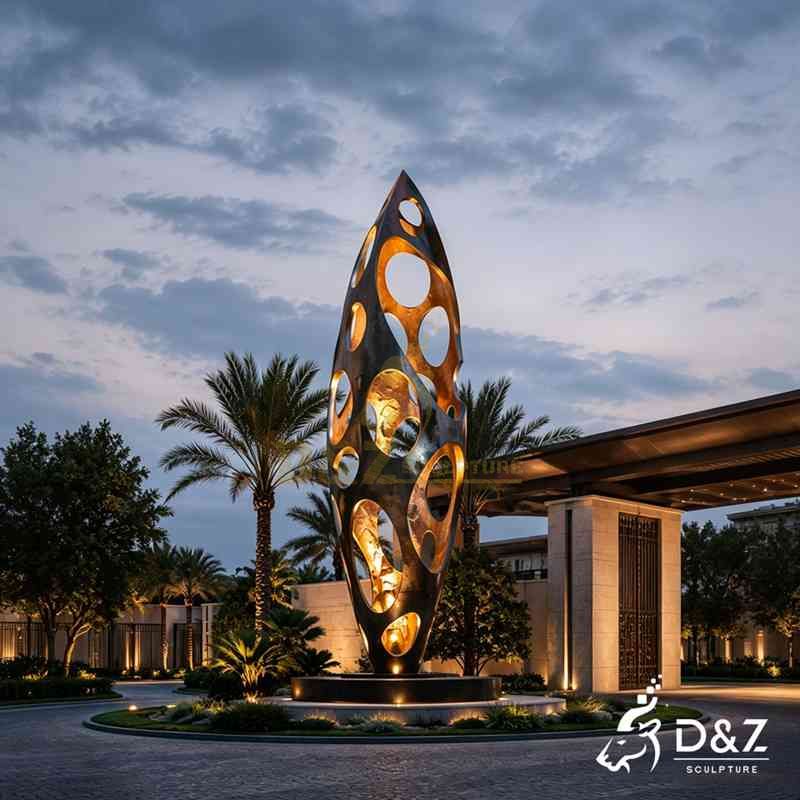 abstract modern sculpture