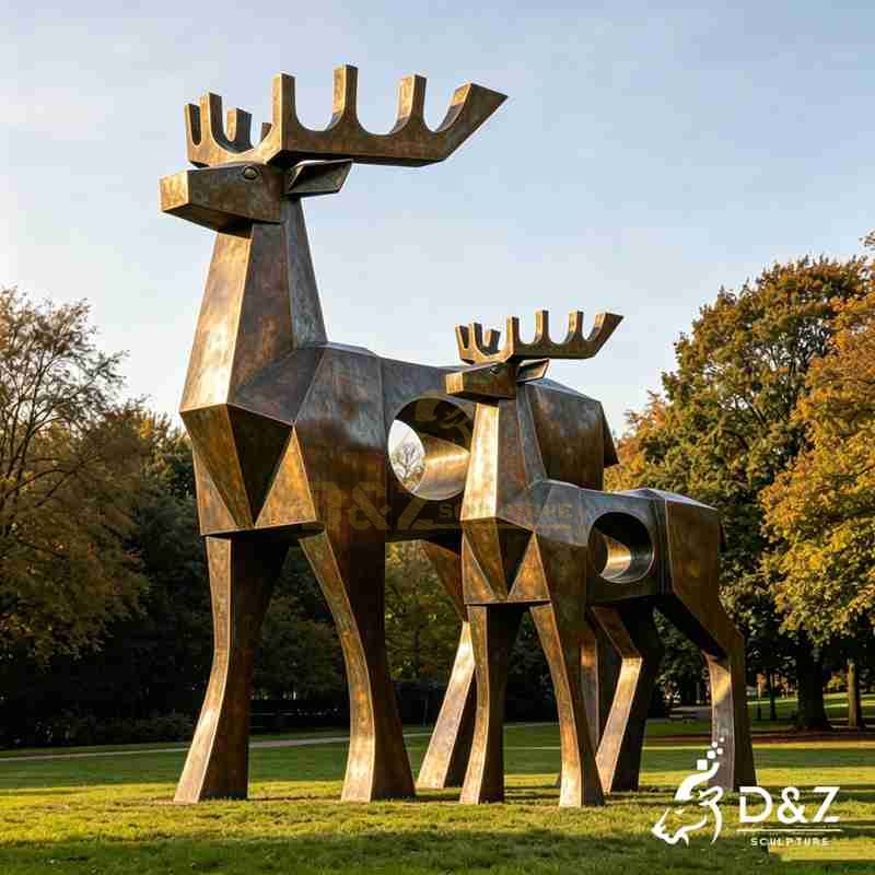 reindeer statue