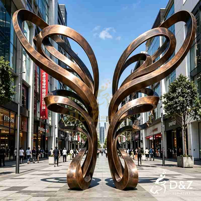 butterfly statue