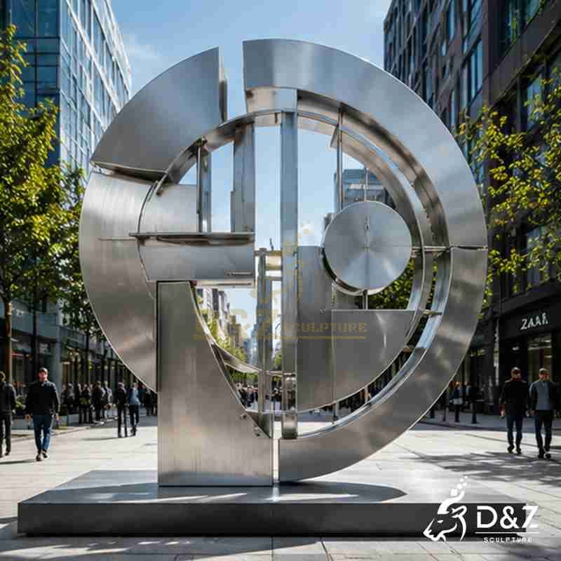 metal circle sculpture
