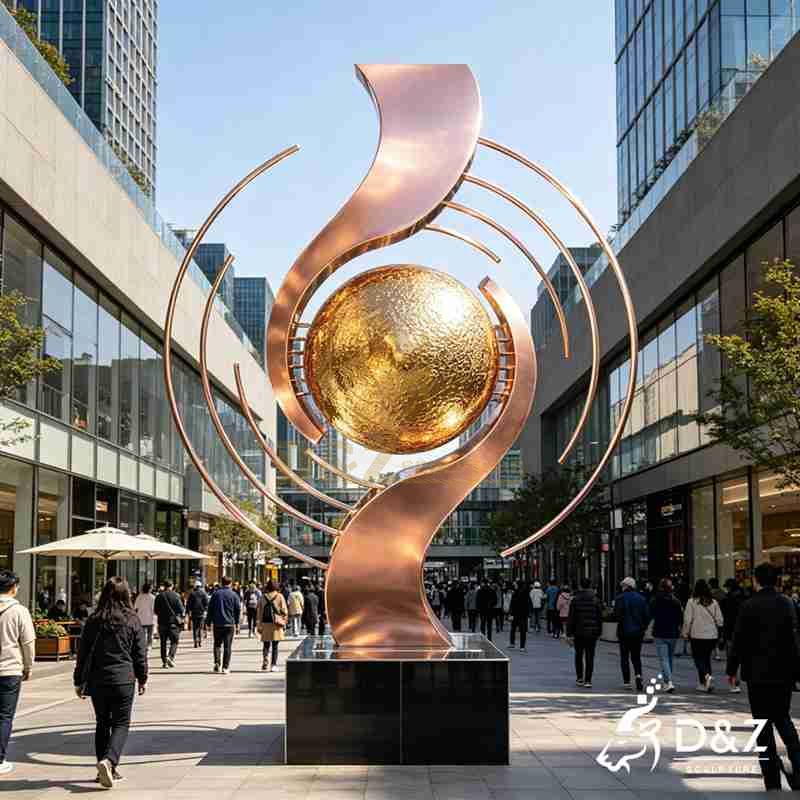 outdoor sphere sculpture