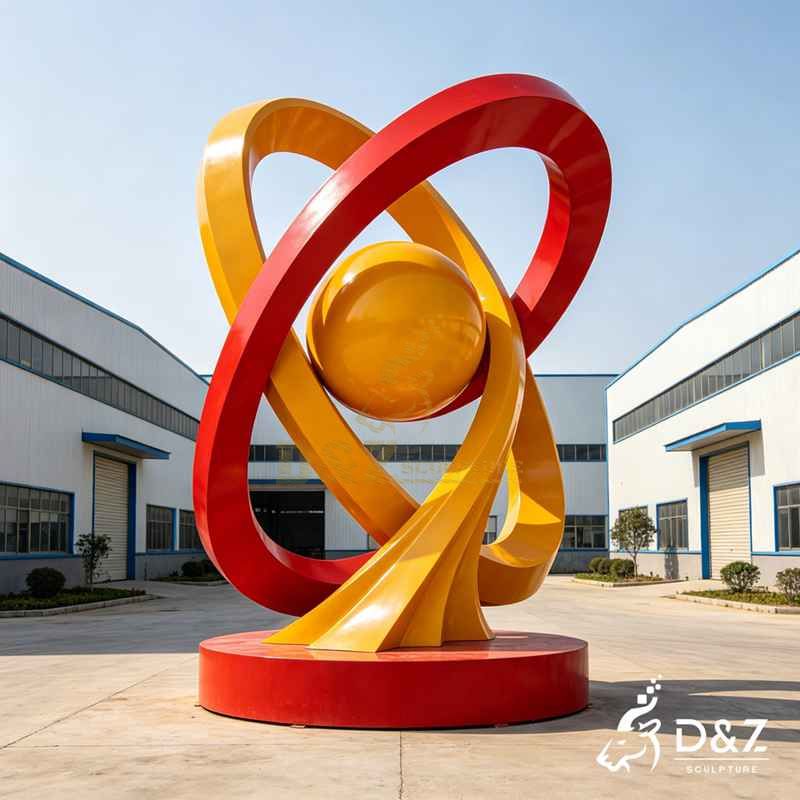 metal ring sculpture4