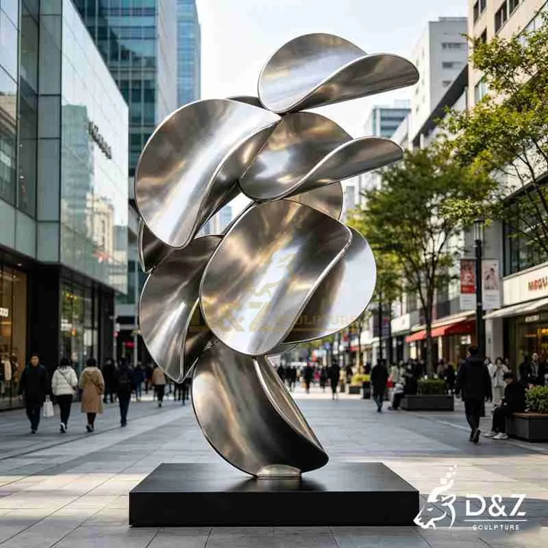 Large Round Sculpture | Metal Leaf Garden Decor DZJ-671 Large Round Sculpture | Metal Leaf Garden Decor DZJ-671