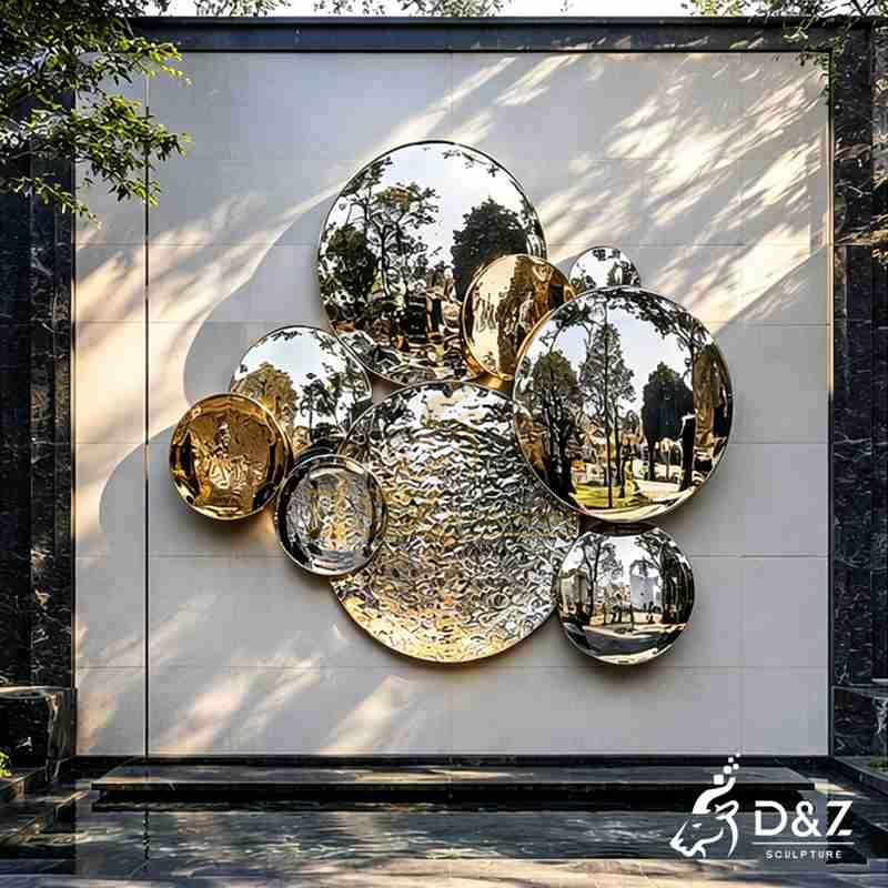 circle wall decor sculpture