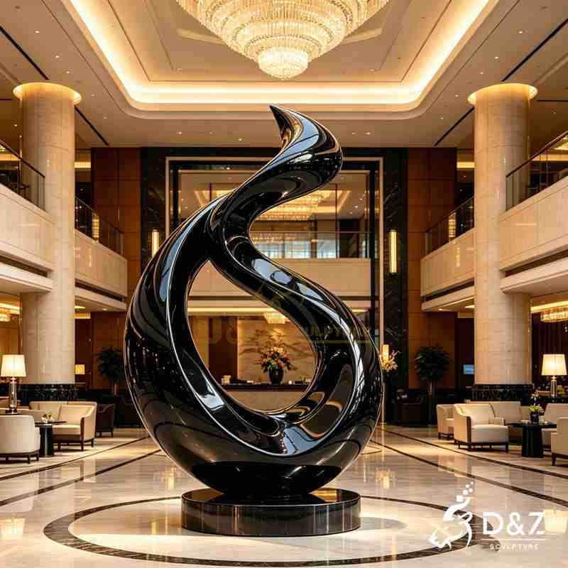 round sculpture on stand3