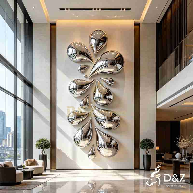 large metal wall sculpture