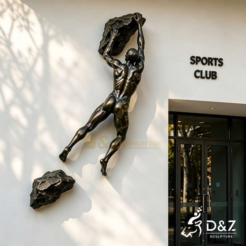 rock climbing sculpture