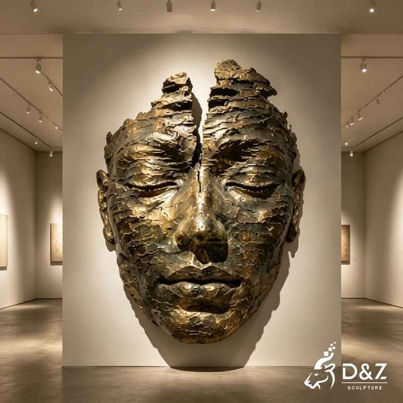 rock face sculpture
