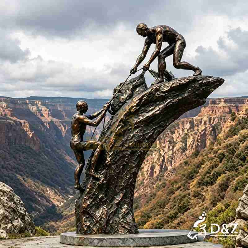 rock climbing sculpture