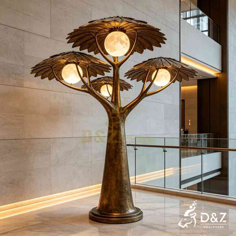 large tree floor lamp
