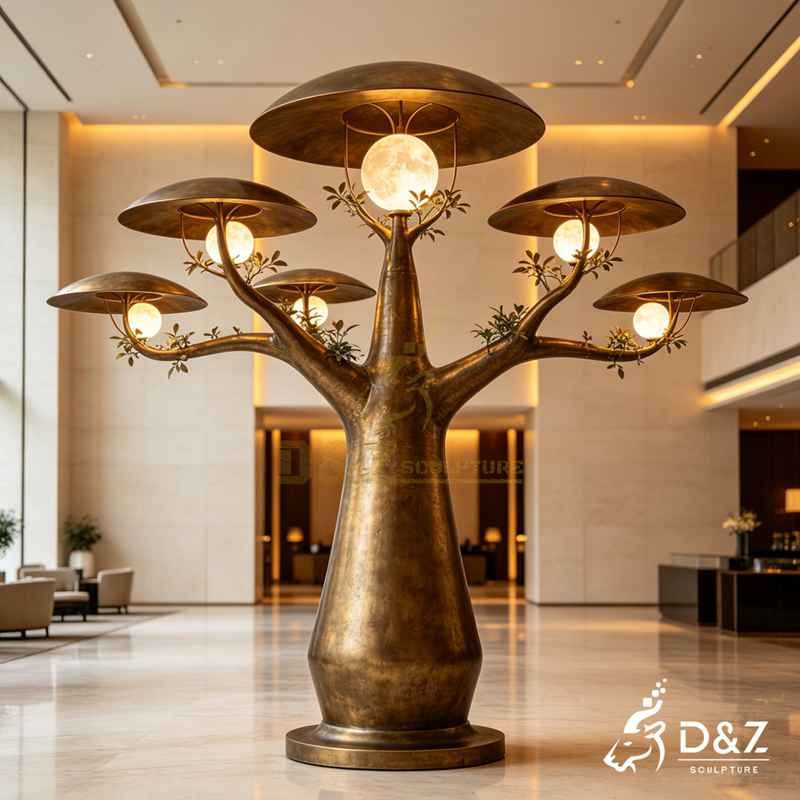 tall tree floor lamp