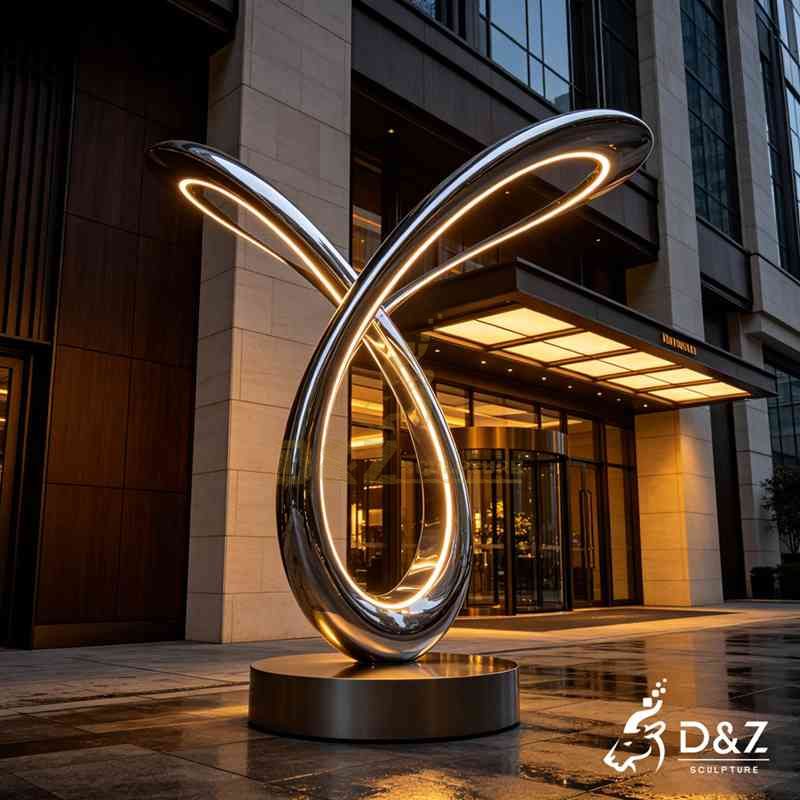 curved metal floor lamp
