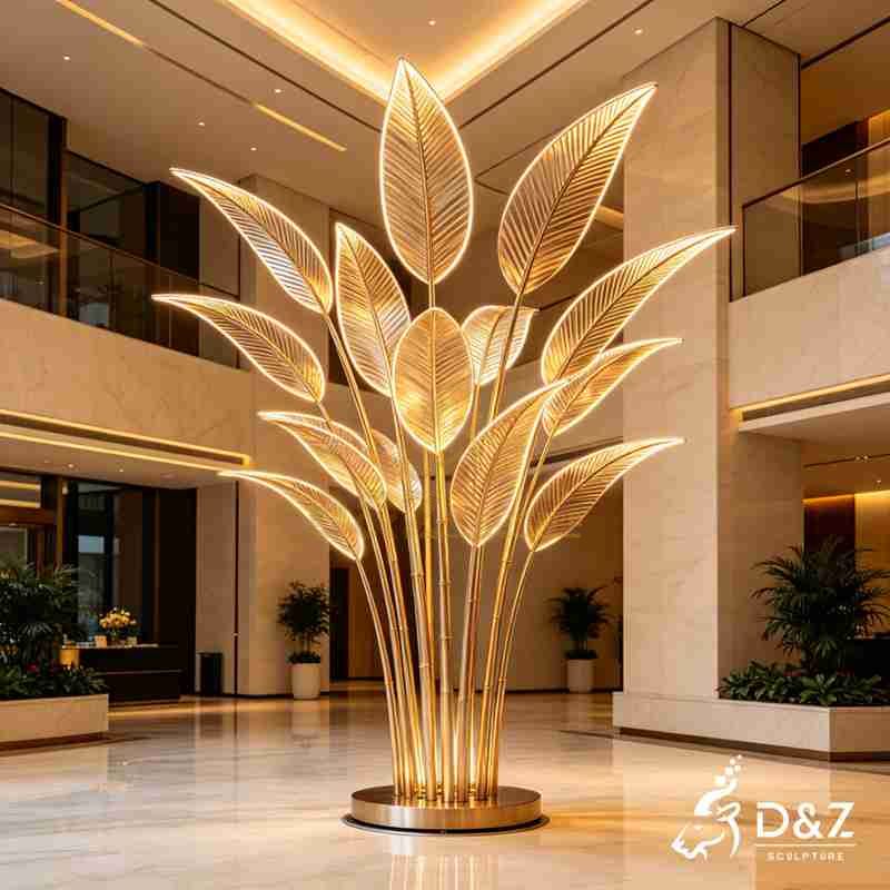 leaf floor lamp