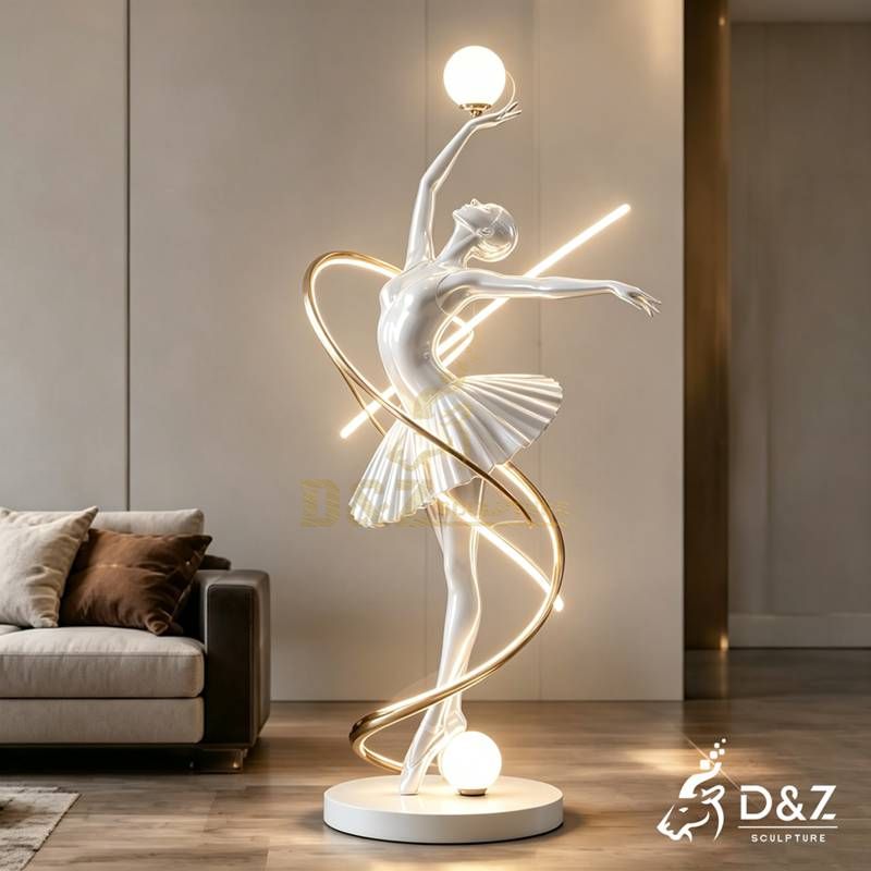 human floor lamp