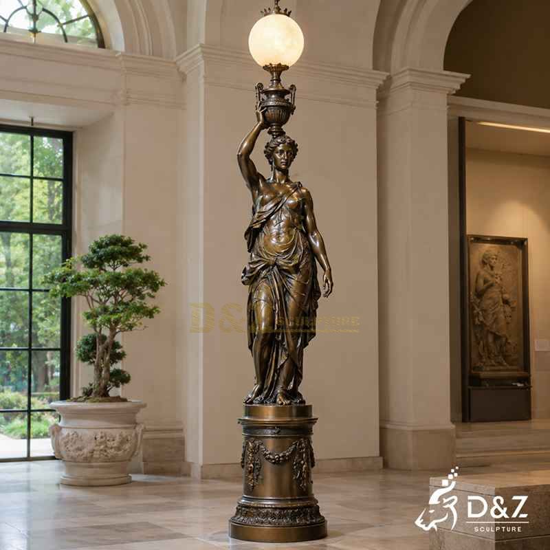 greek goddess floor lamp2