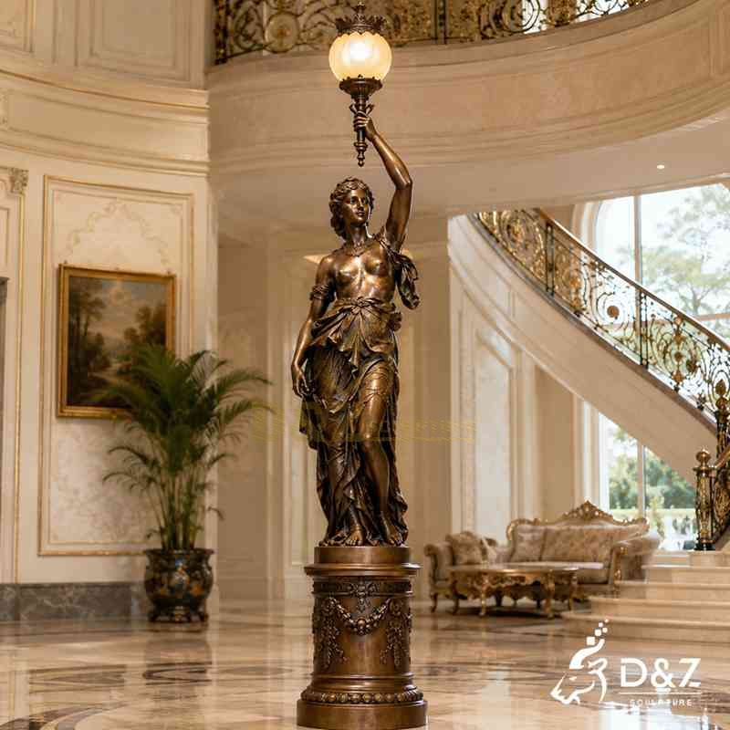 greek goddess floor lamp4
