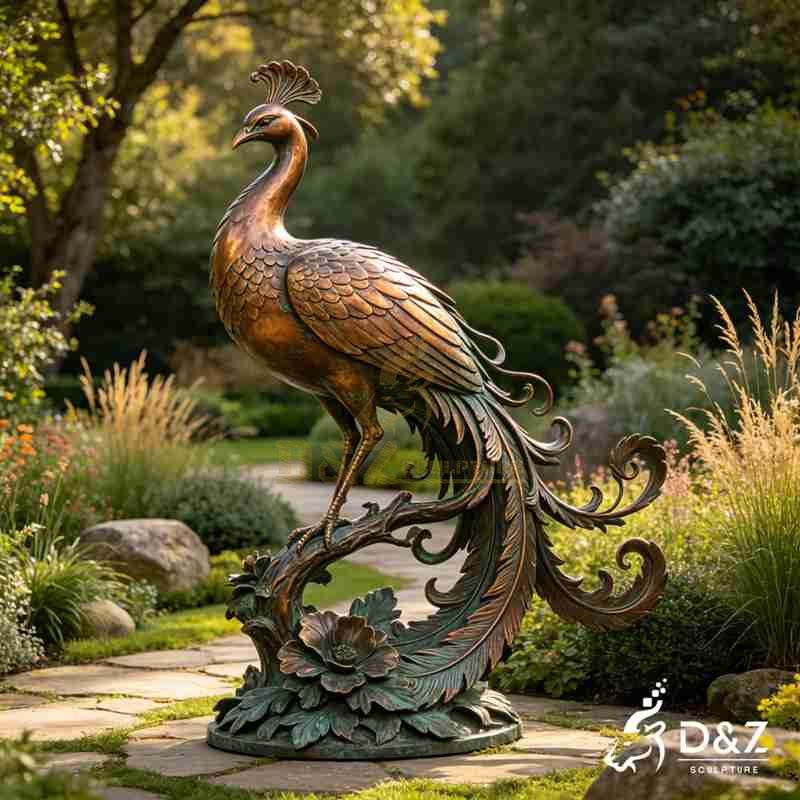 phoenix rising statue