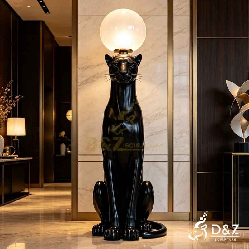 leopard floor lamp
