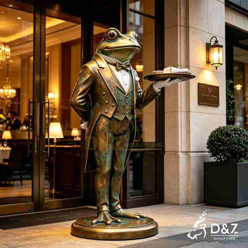 frog butler statue4