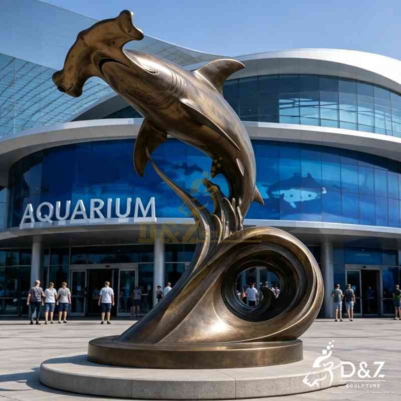 hammerhead shark statue4