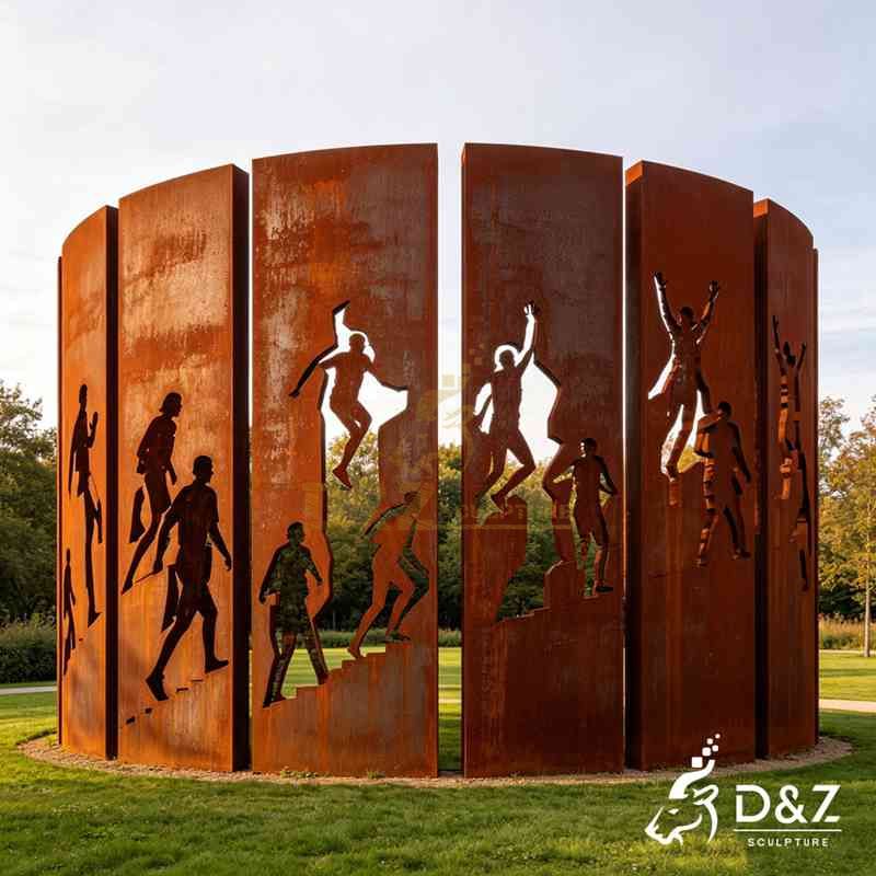 man silhouette sculpture2