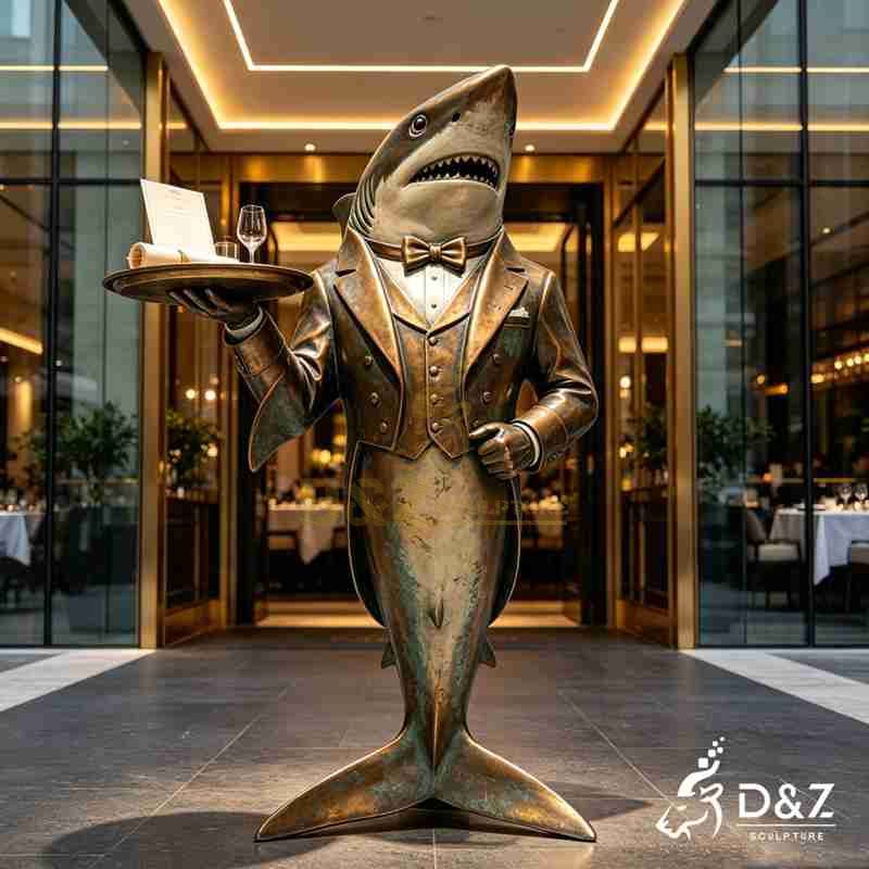 shark butler statue2