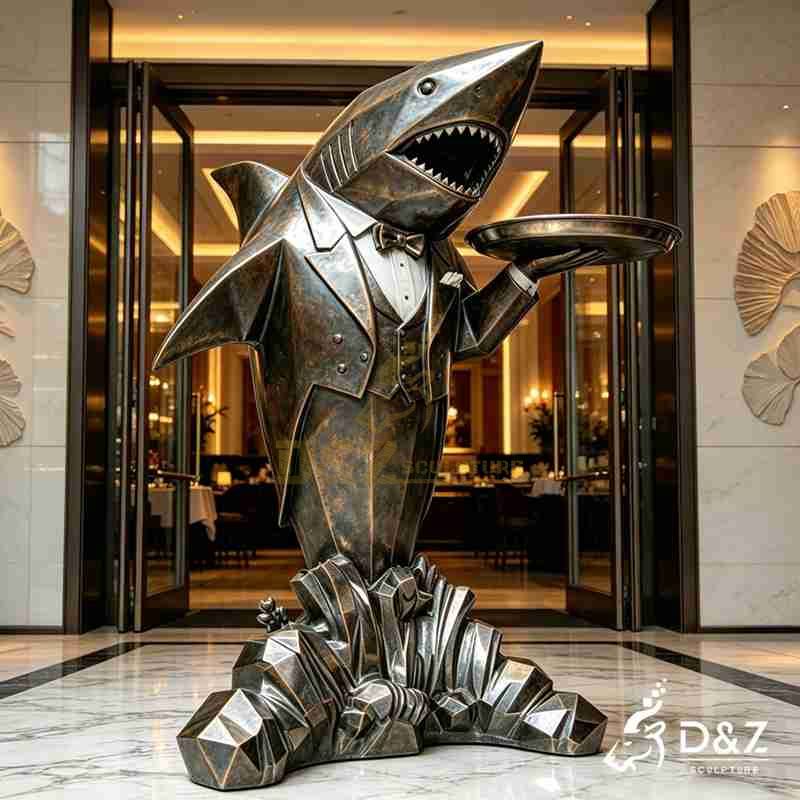 shark butler statue3