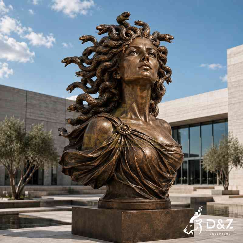large medusa statue
