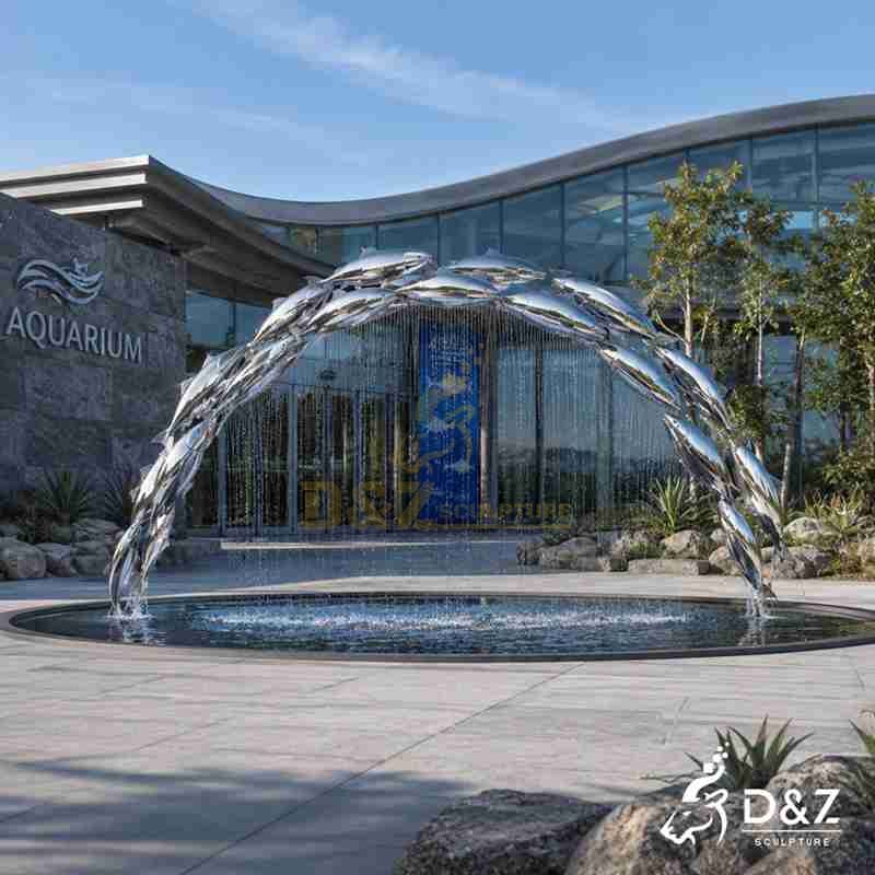 fish water fountain