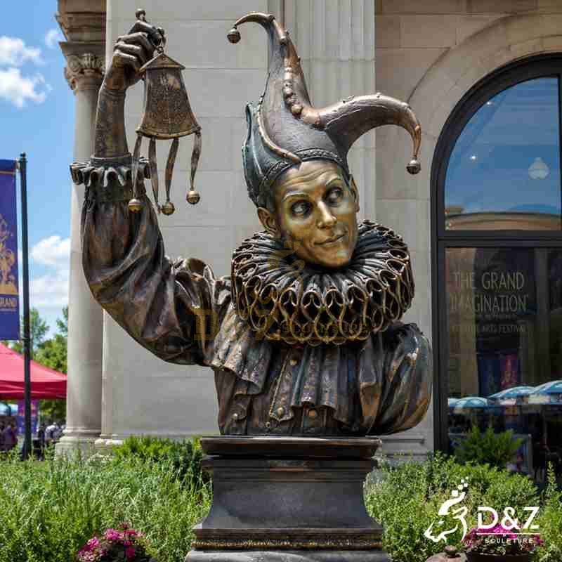 halloween clown statue