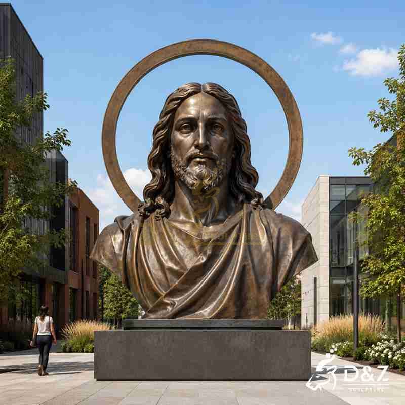 outdoor jesus statue