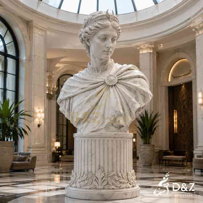 artemis bust statue