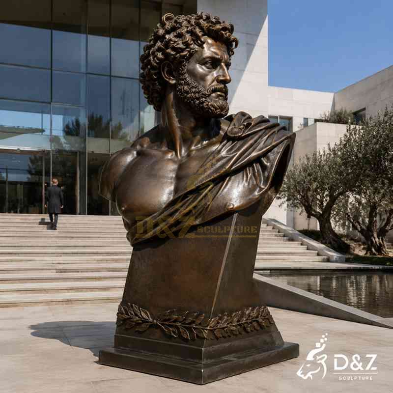 bronze hercules statue