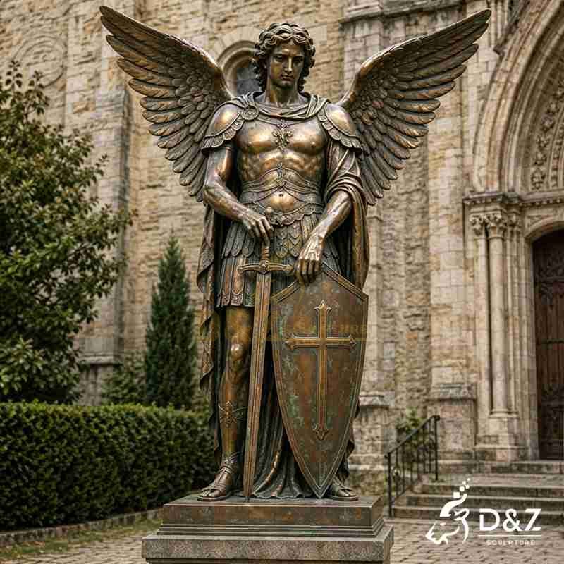 archangel st michael statue