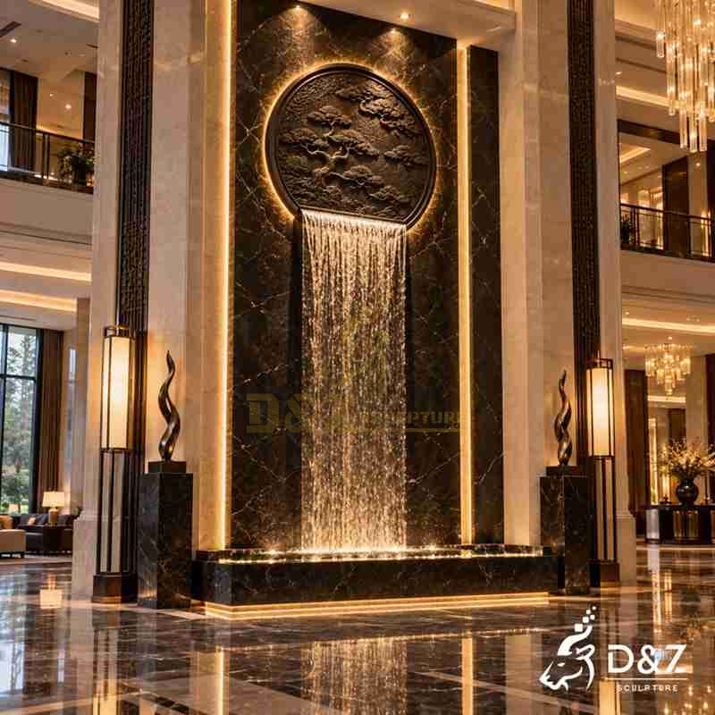 marble wall fountain